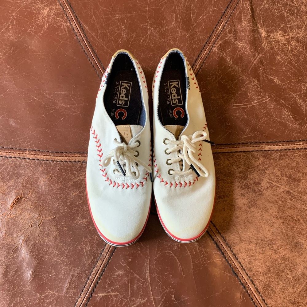 Like New Keds Cubs MLB Sneakers Size 7